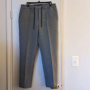 CLUB MONACO - Herringbone trouser style sweat pants - Men's Sz M